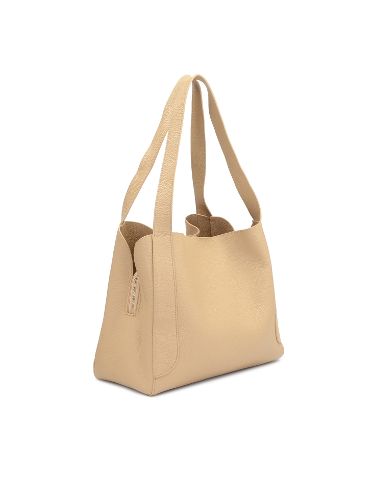 Skórzana damska torebka o pojemnym wnętrzu