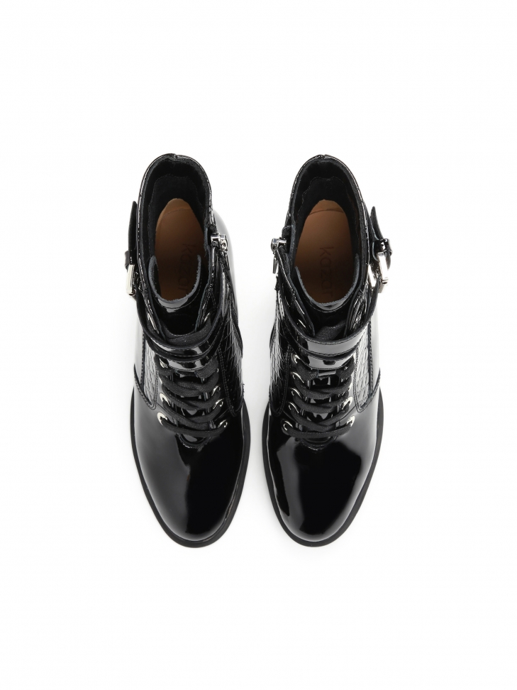 Czarne botki damskie