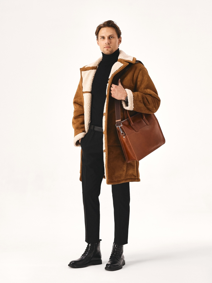 Klasyczne czarne trzewiki z gładkiej skóry