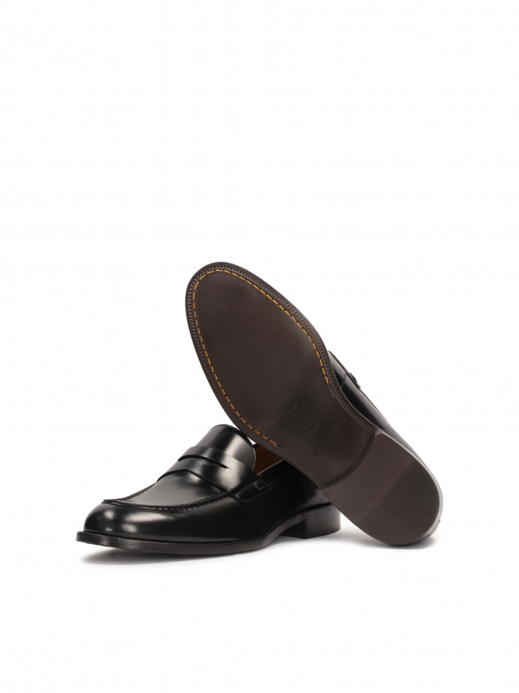 Luksusowe skórzane loafersy męskie z limitowanej kolekcji