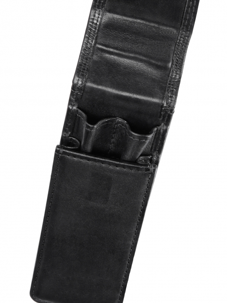 Eleganckie skórzane etui na 2 długopisy