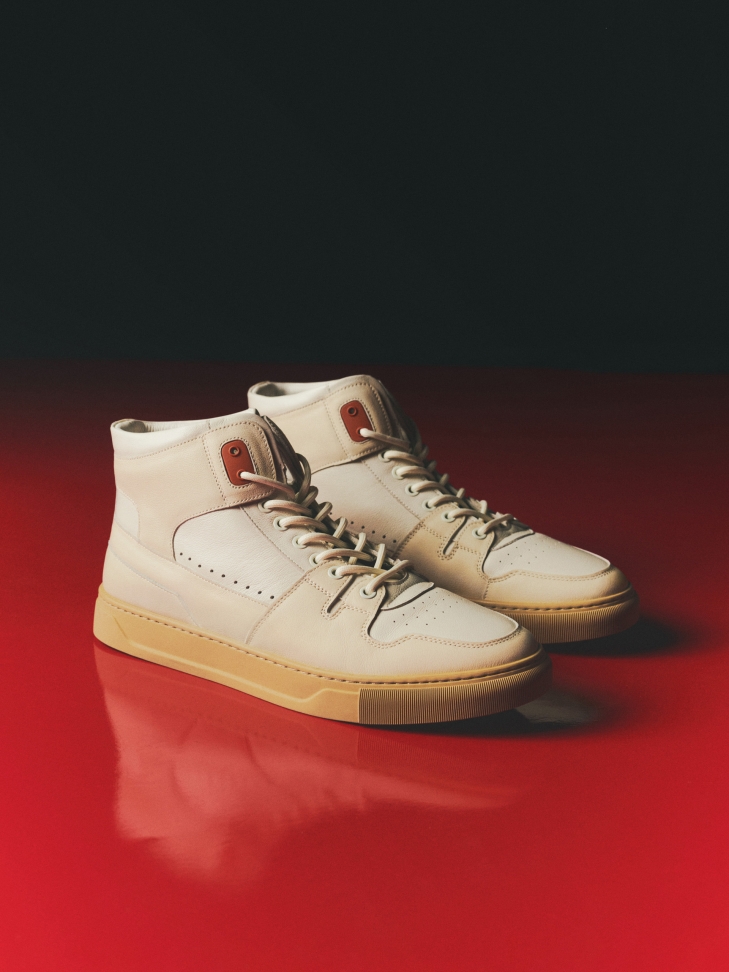 Ponadczasowe sneakersy męskie z wysoką cholewką