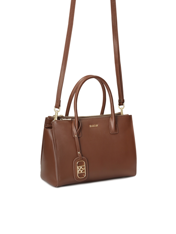 Stylowa skórzana torebka w stylu minimal