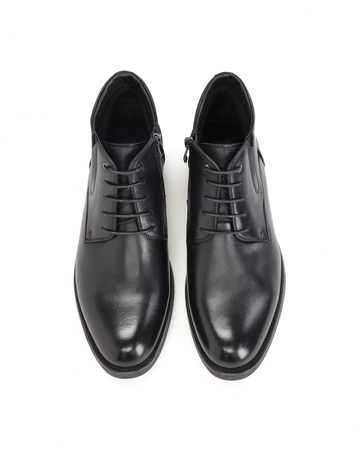 Czarne trzewiki męskie