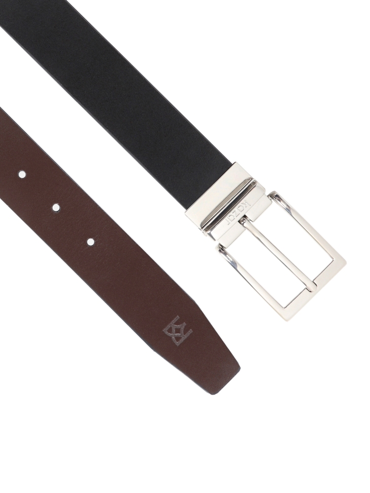 Czarno-brązowy pasek dwustronny