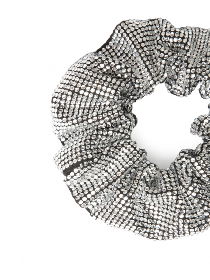 Błyszcząca gumka do włosów scrunchie