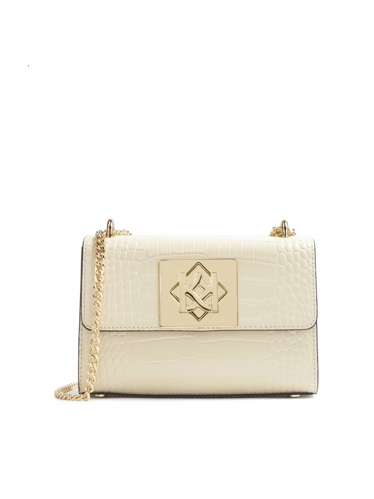 Torebka damska z tłoczonej skóry