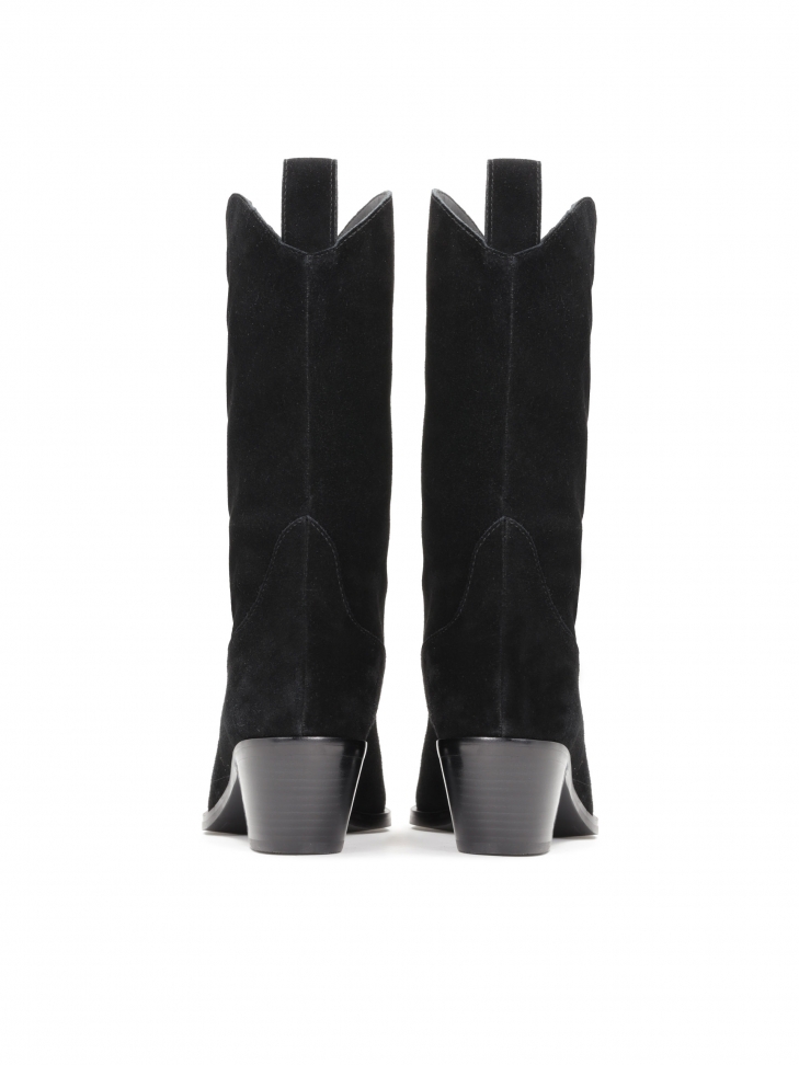 Czarne botki damskie