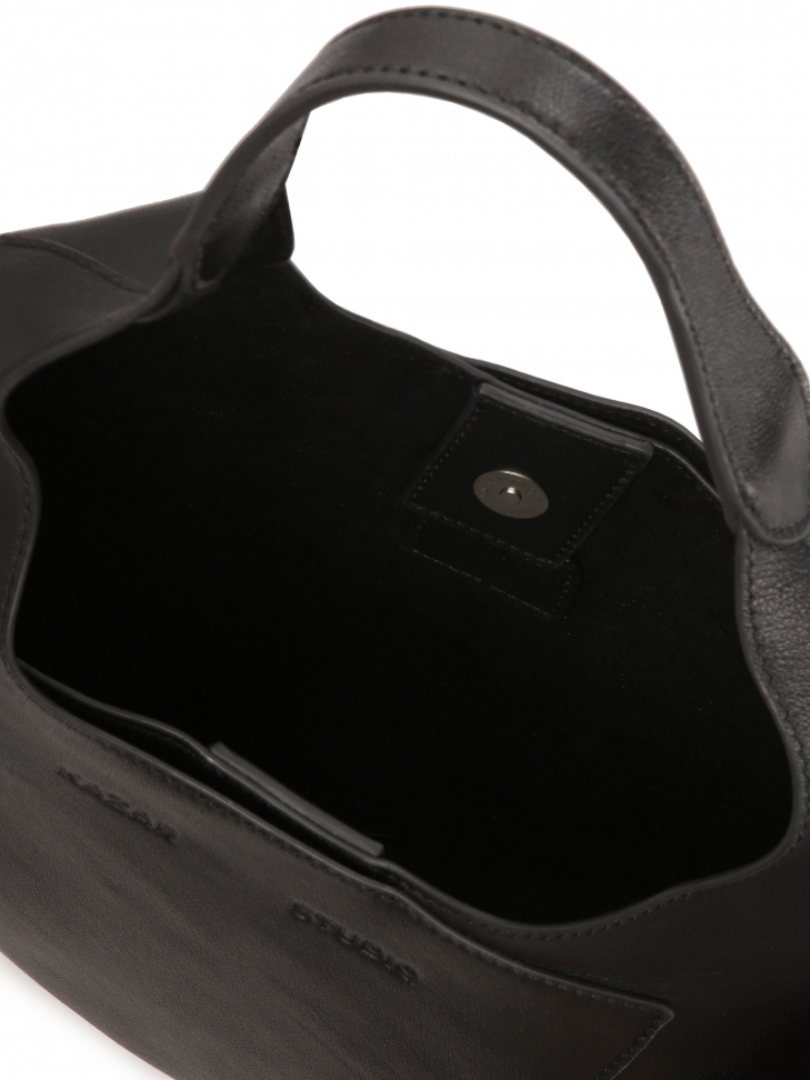 Duża skórzana torebka na ramię