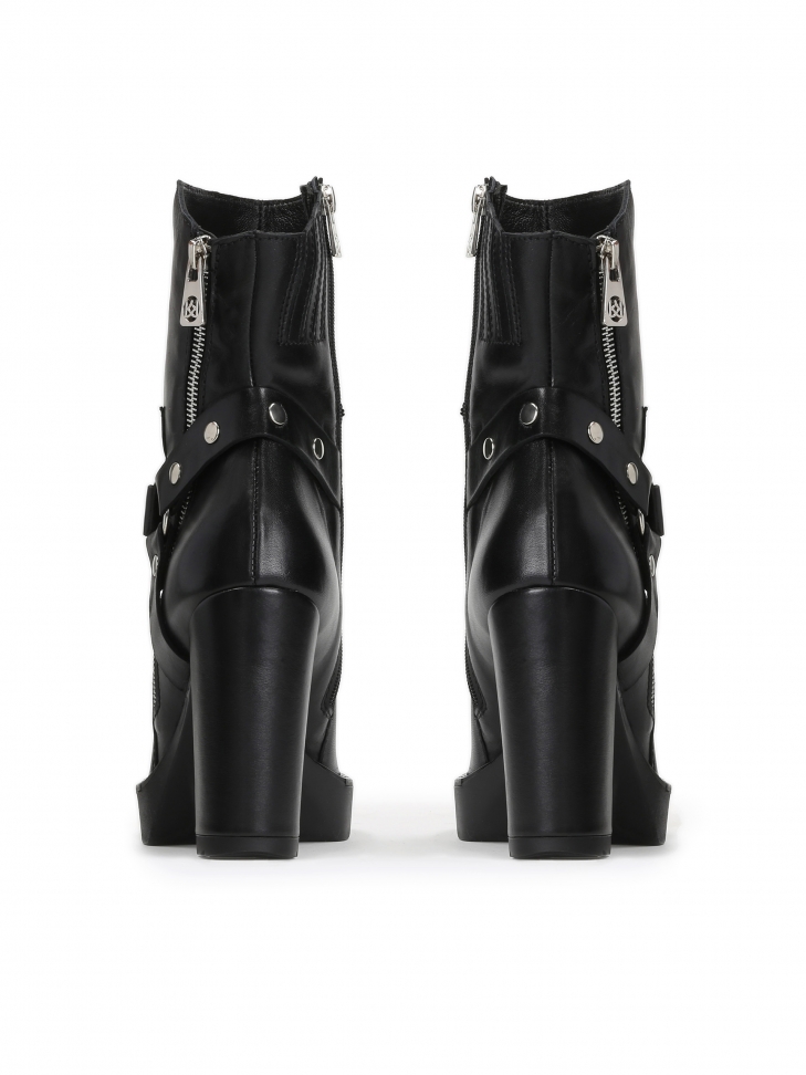 Czarne botki damskie