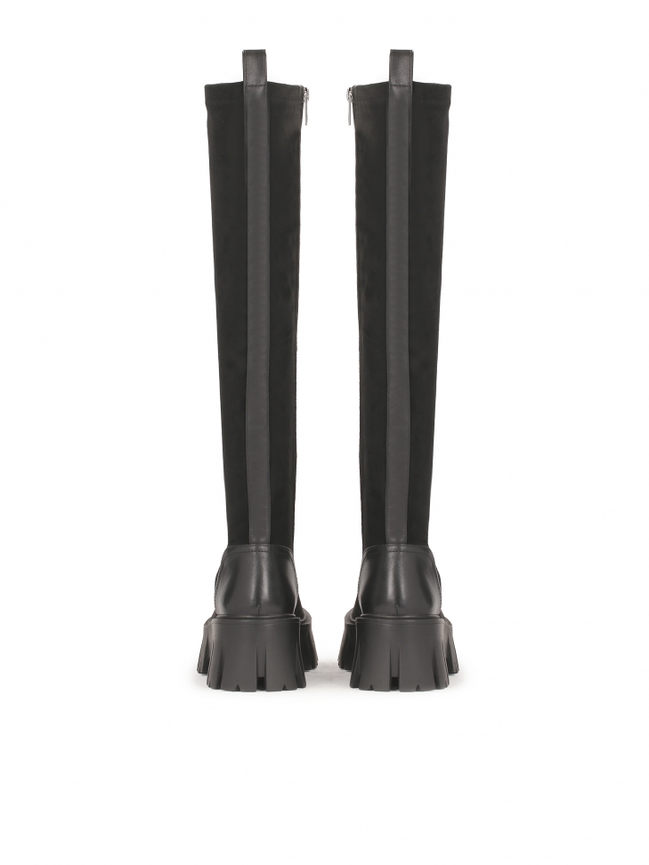 Czarne muszkieterki damskie