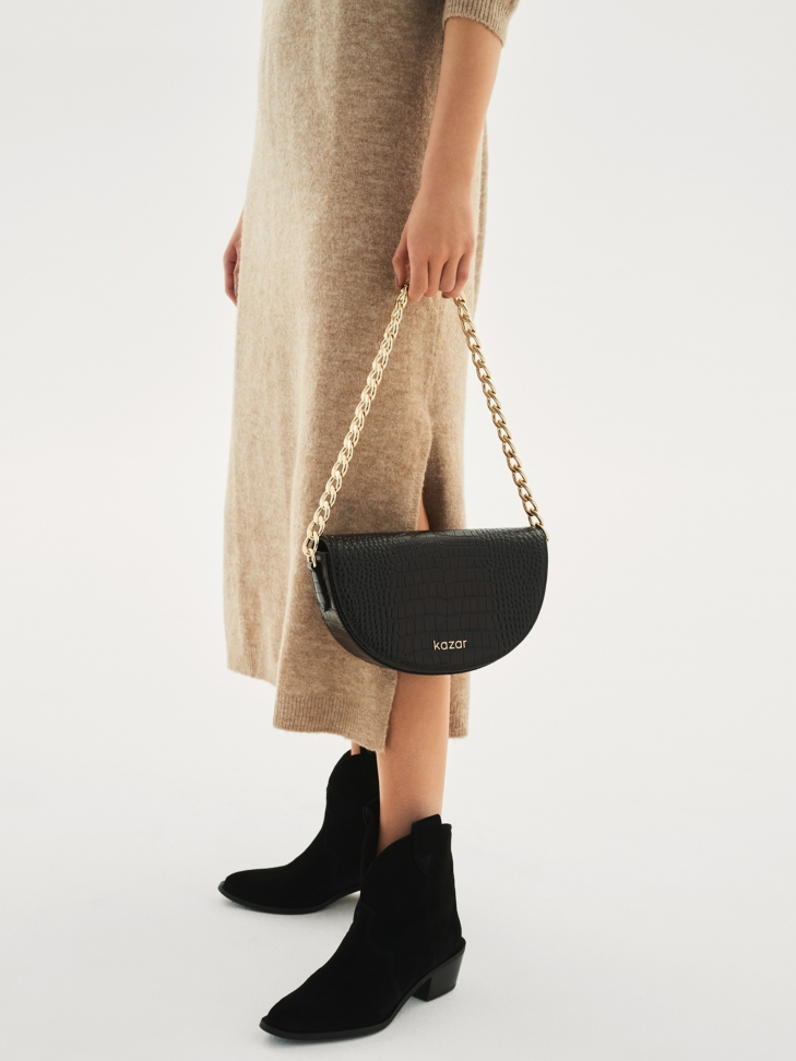 Czarne botki damskie