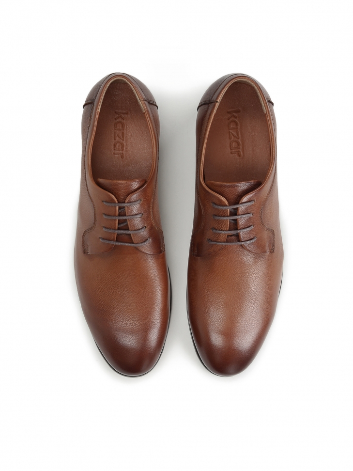 Brązowe półbuty męskie