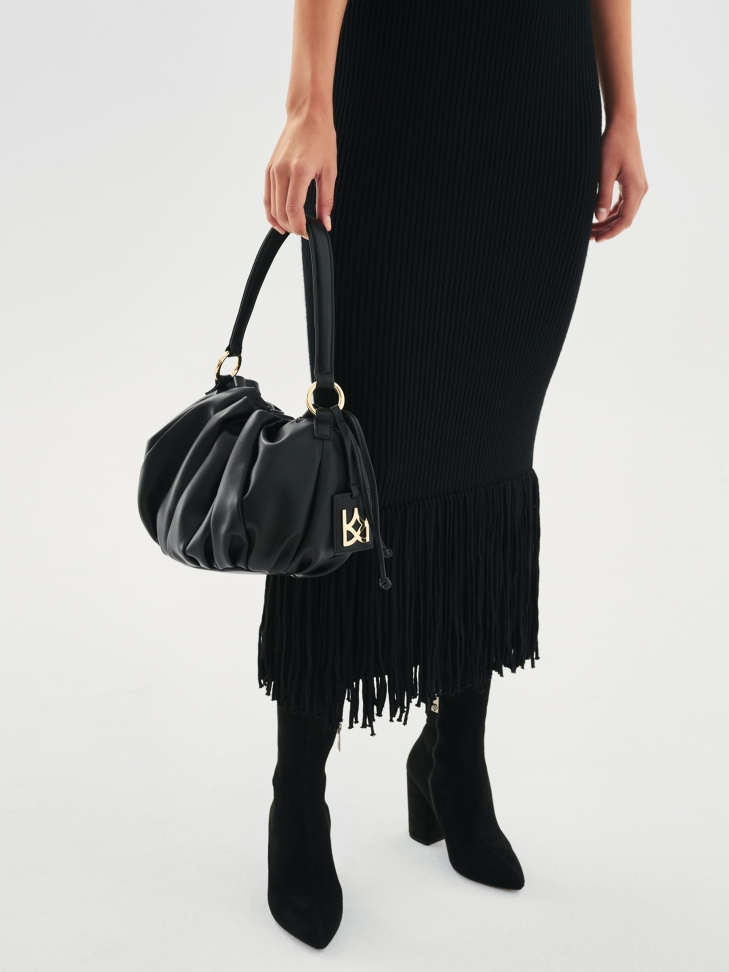 Czarne botki damskie