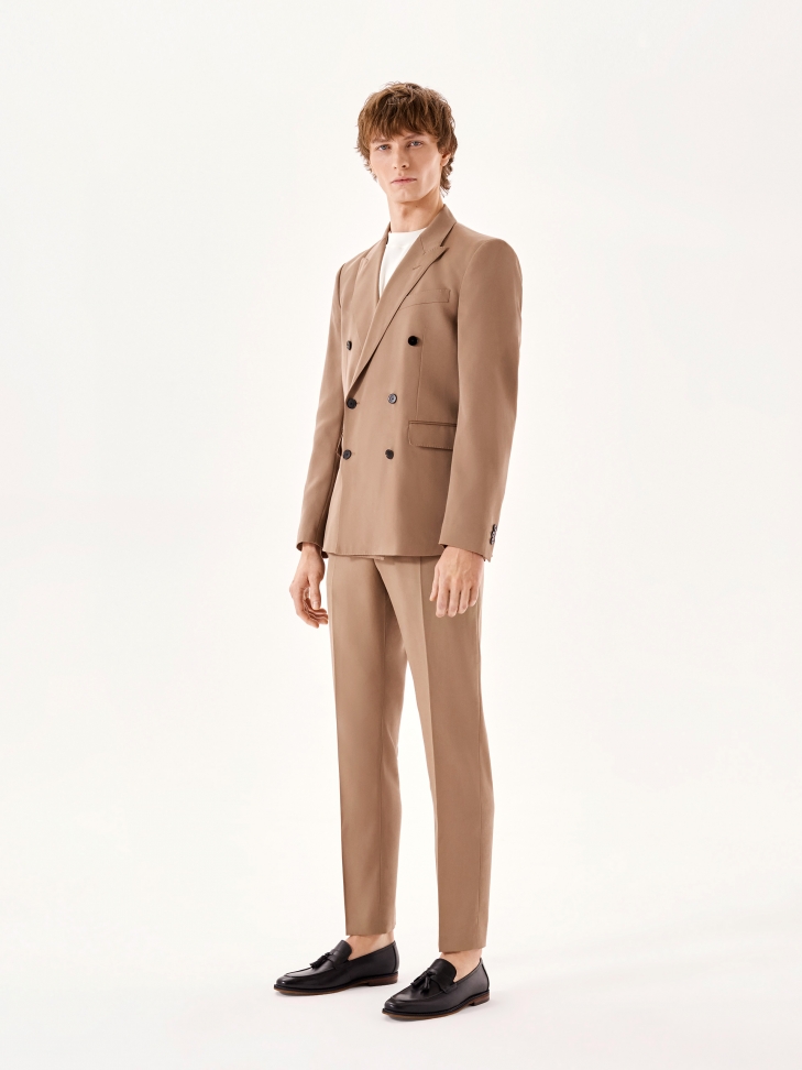 Loafersy ze skóry naturalnej z frędzlami