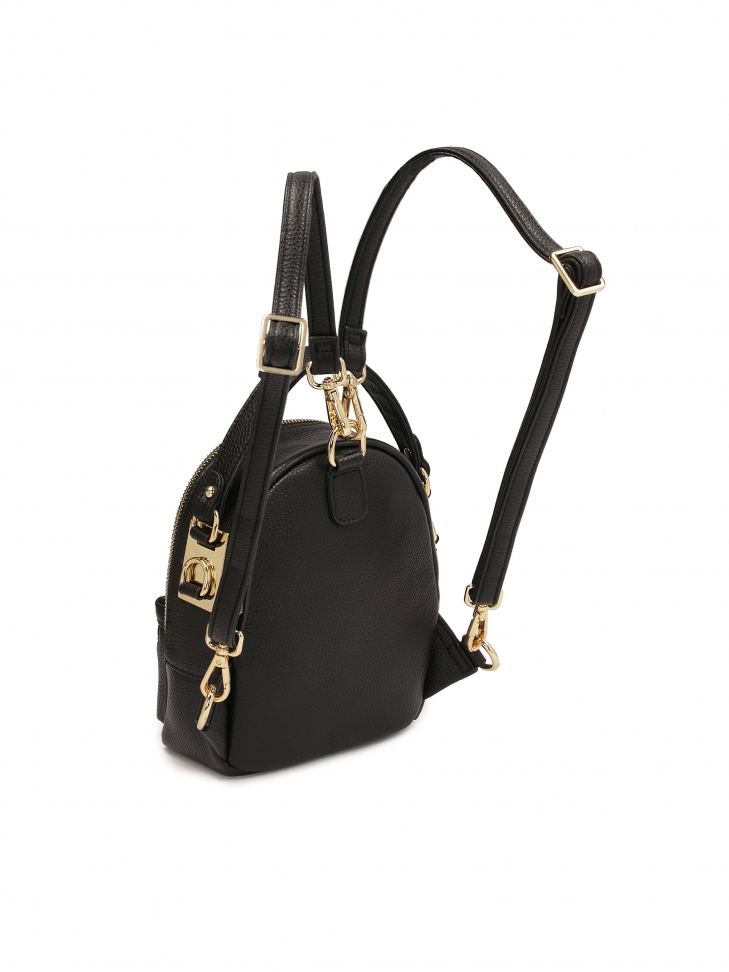 Mały czarny plecak 2w1