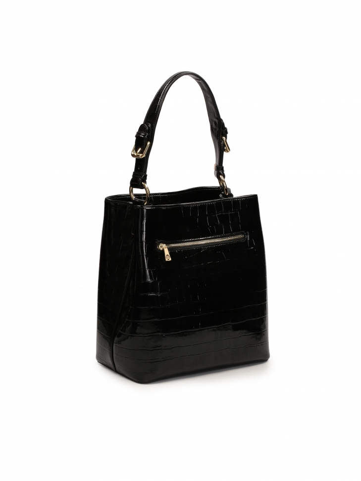 Elegancka torebka z tłoczonej skóry