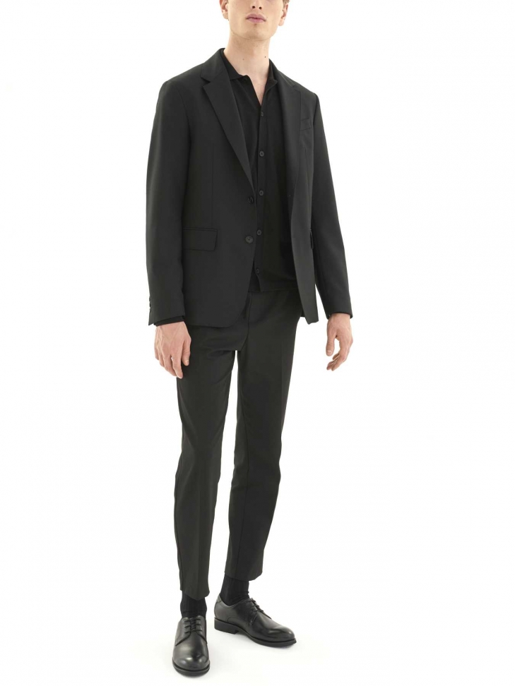 Czarne półbuty męskie