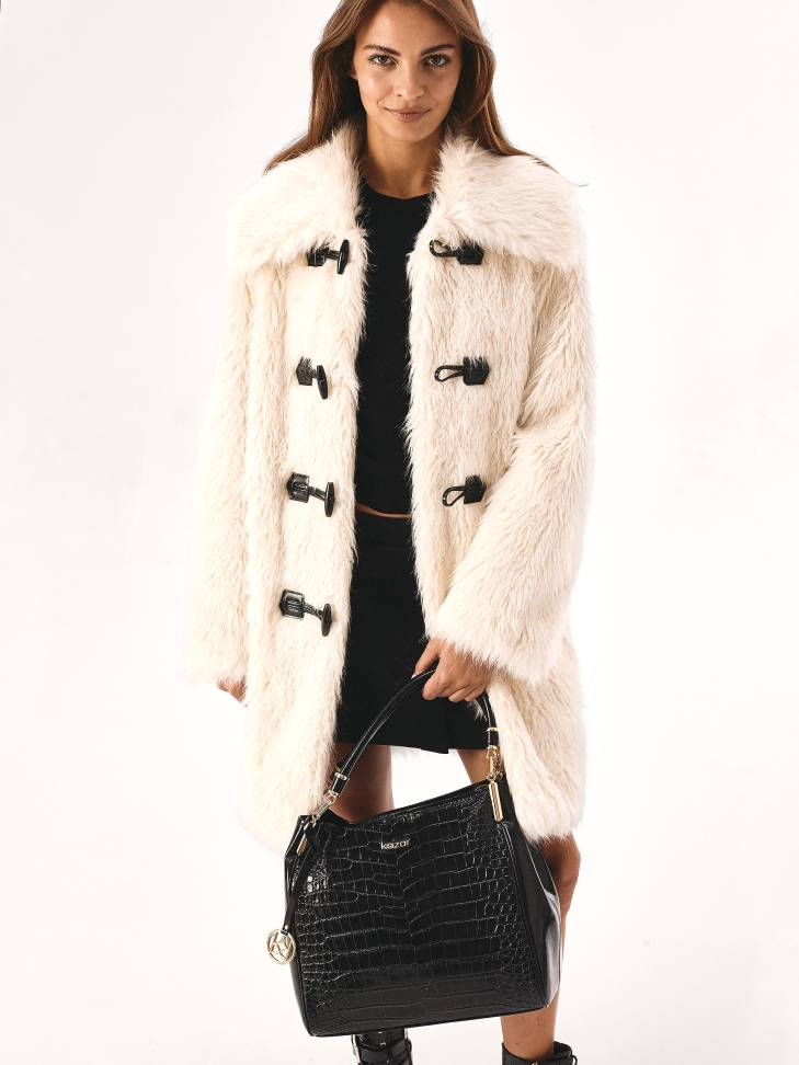 Czarna duża torebka na ramię