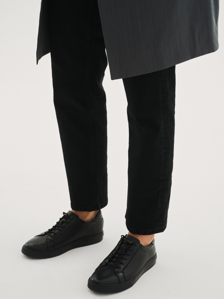 Czarne sneakersy męskie