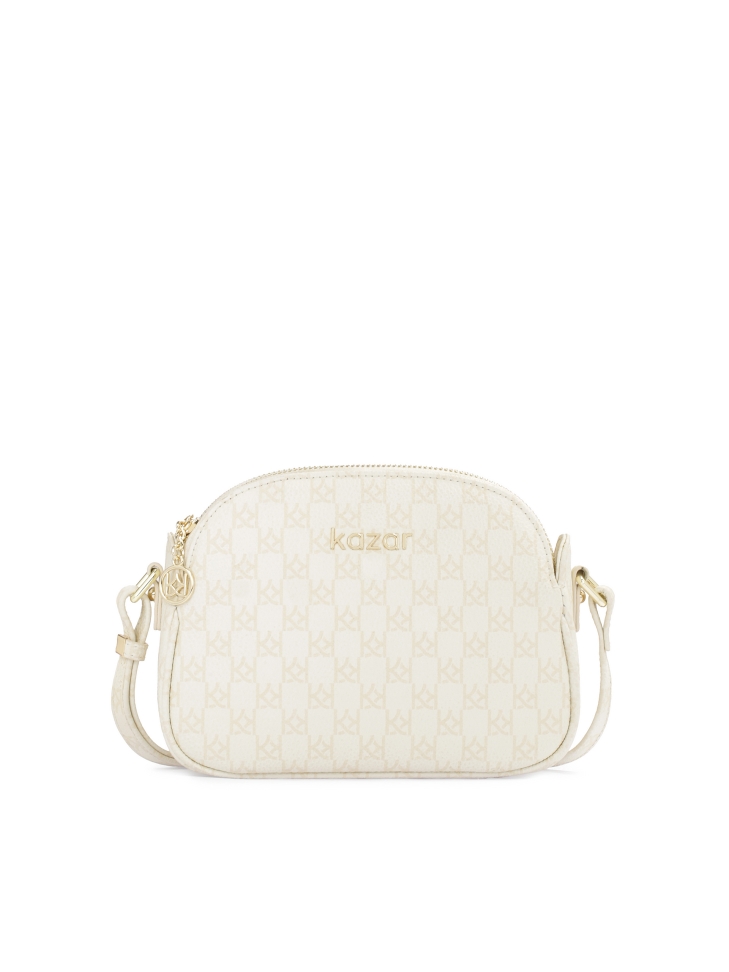Skórzana crossbody w monogramy KAZAR