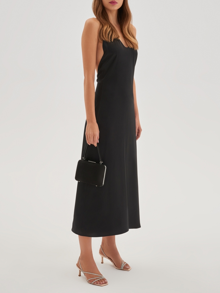 Czarna kopertówka damska