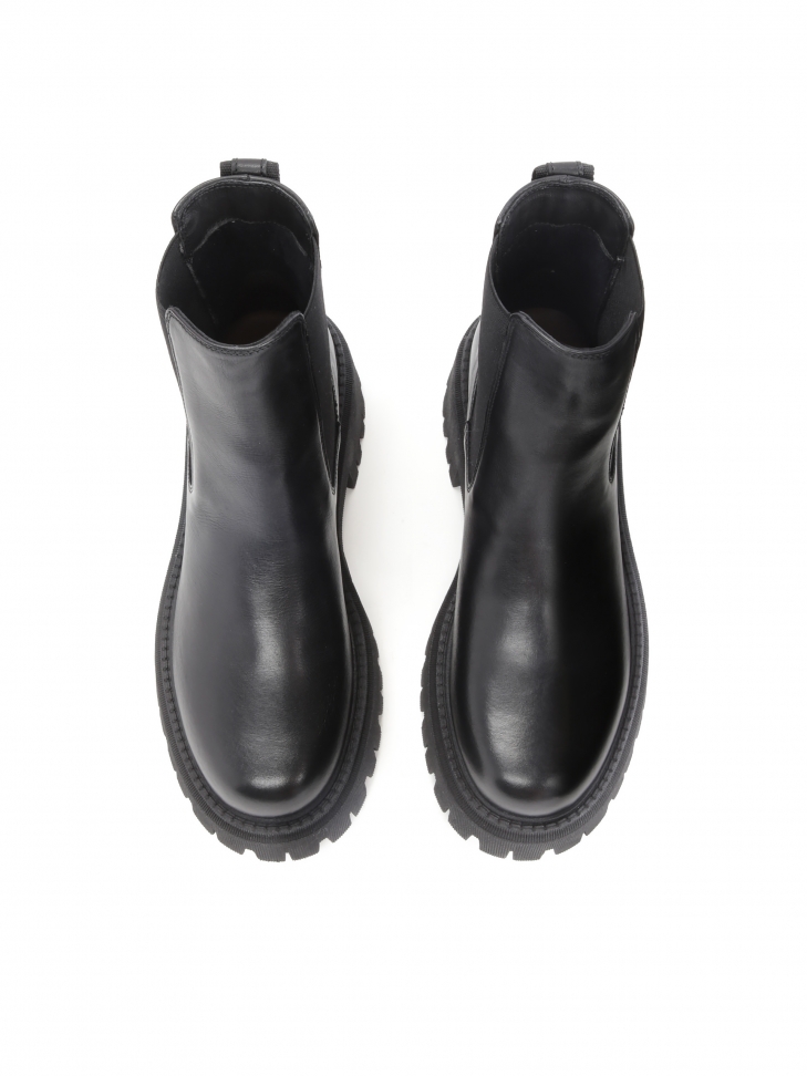 Czarne trzewiki damskie