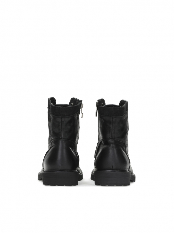 Czarne trzewiki męskie