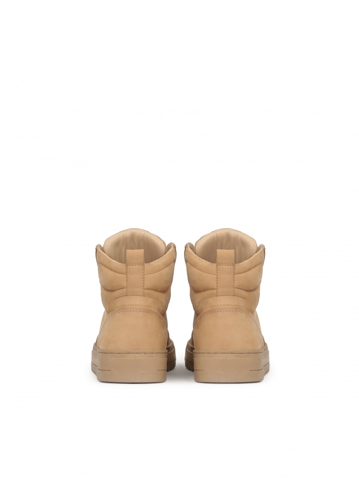 Wysokie sneakersy męskie z wysoką sznurowaną cholewką