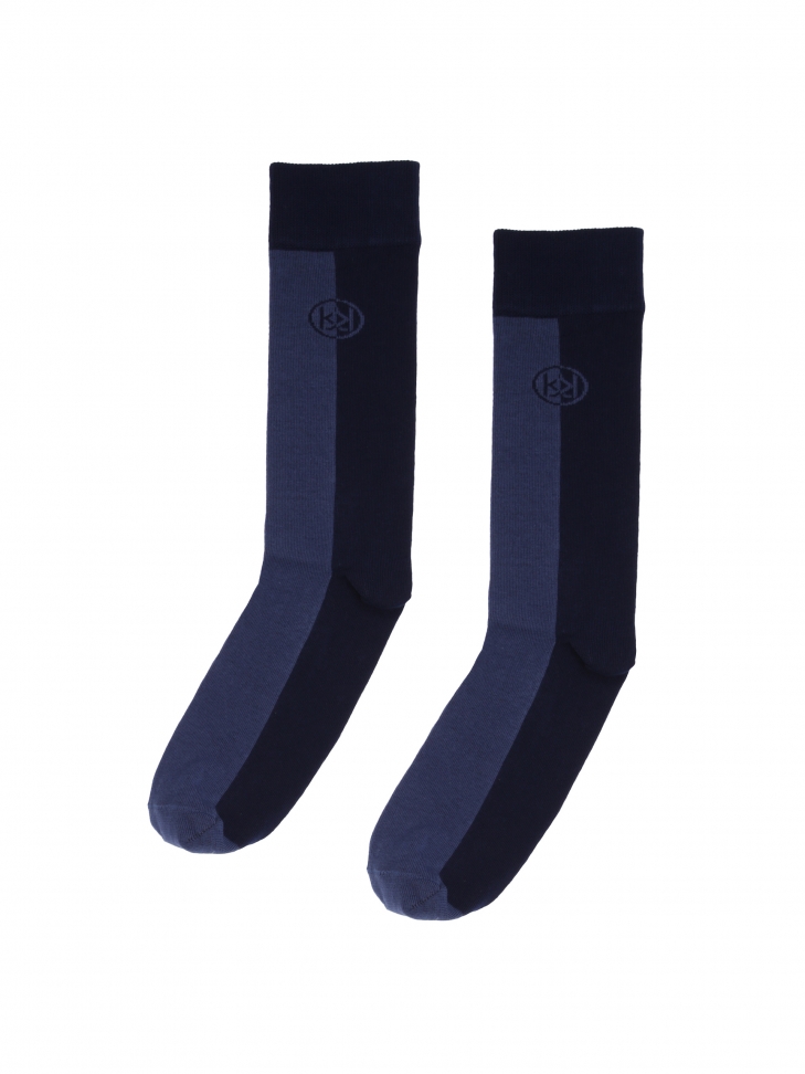 Granatowe skarpety premium z wysokogatunkowej bawełny