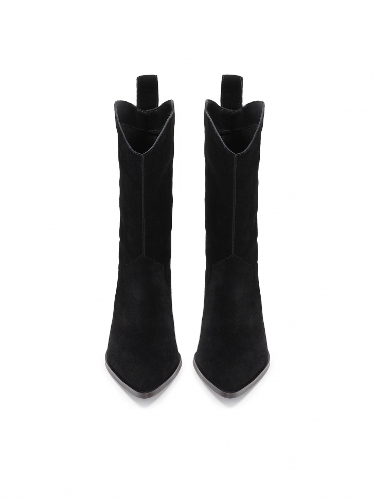 Czarne botki damskie