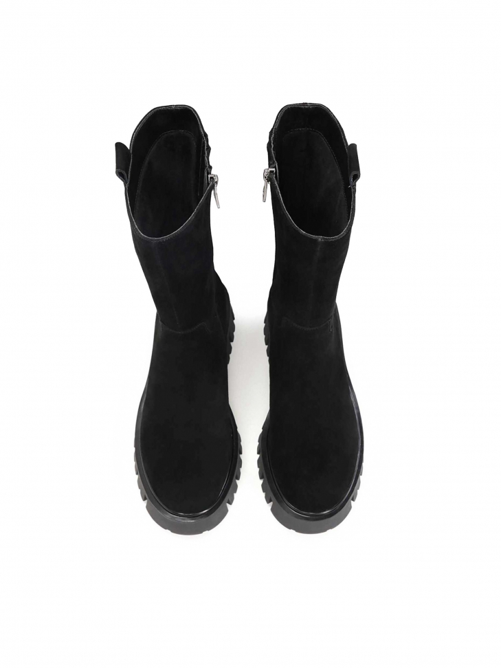 Czarne trzewiki damskie