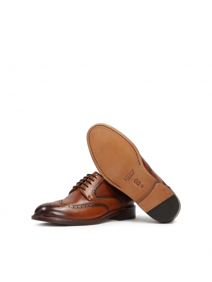 Brązowe półbuty brogsy z Limitowanej Kolekcji