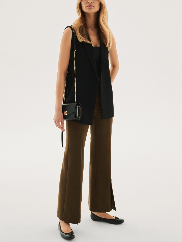 Czarne baleriny damskie