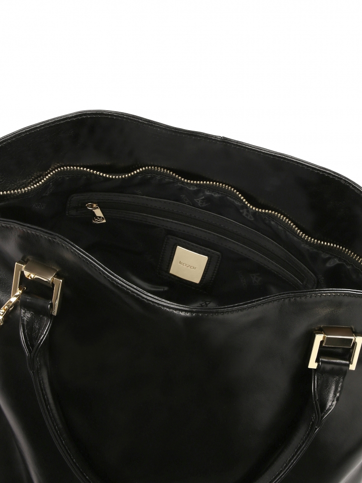 Duża torebka skórzana casual