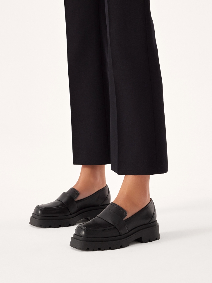 Komfortowe skórzane półbuty damskie