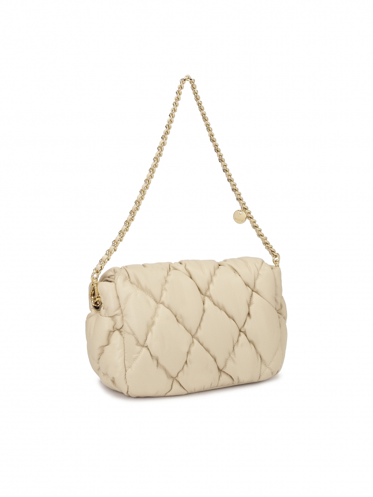 Torebka z miękkiej pikowanej skóry