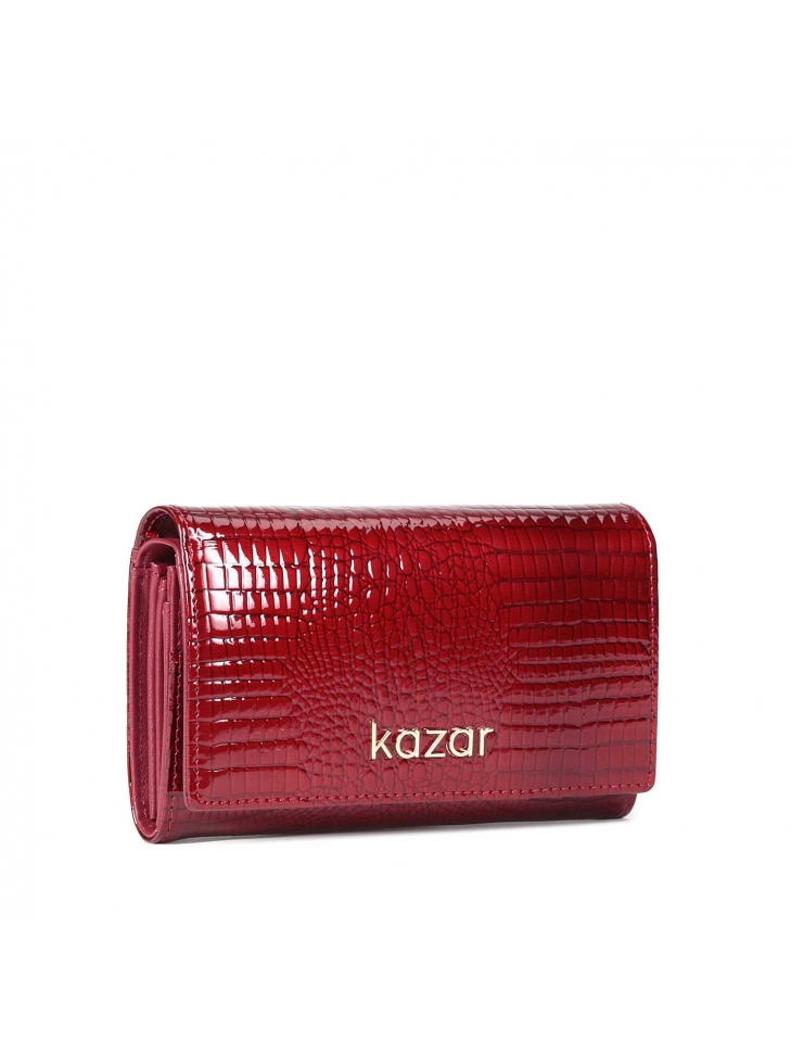 Czerwony portfel damski