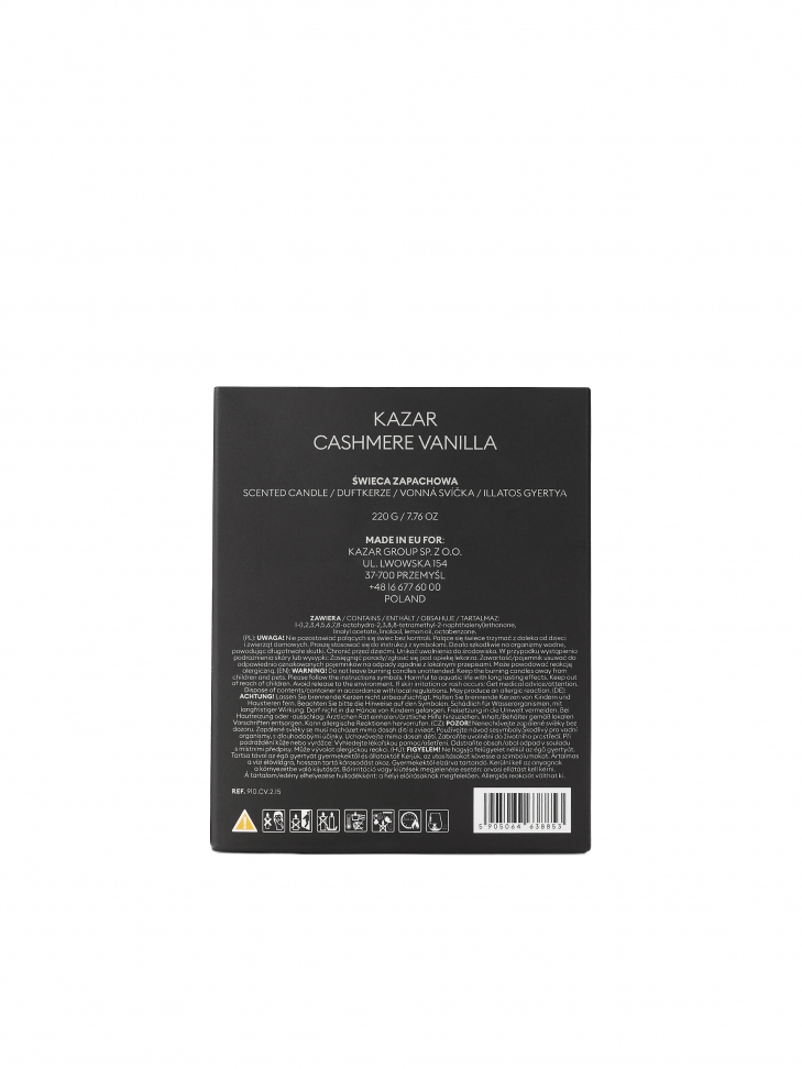 Zapachowa świeca Cashmere Vanilla 220g