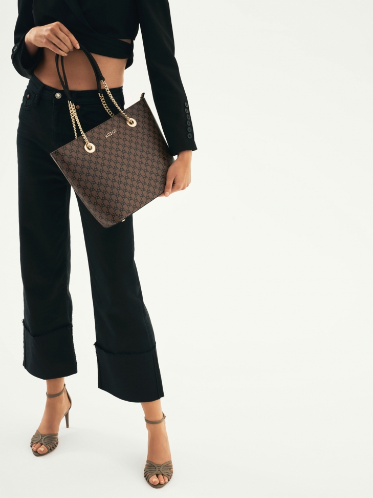 Brązowa torebka damska