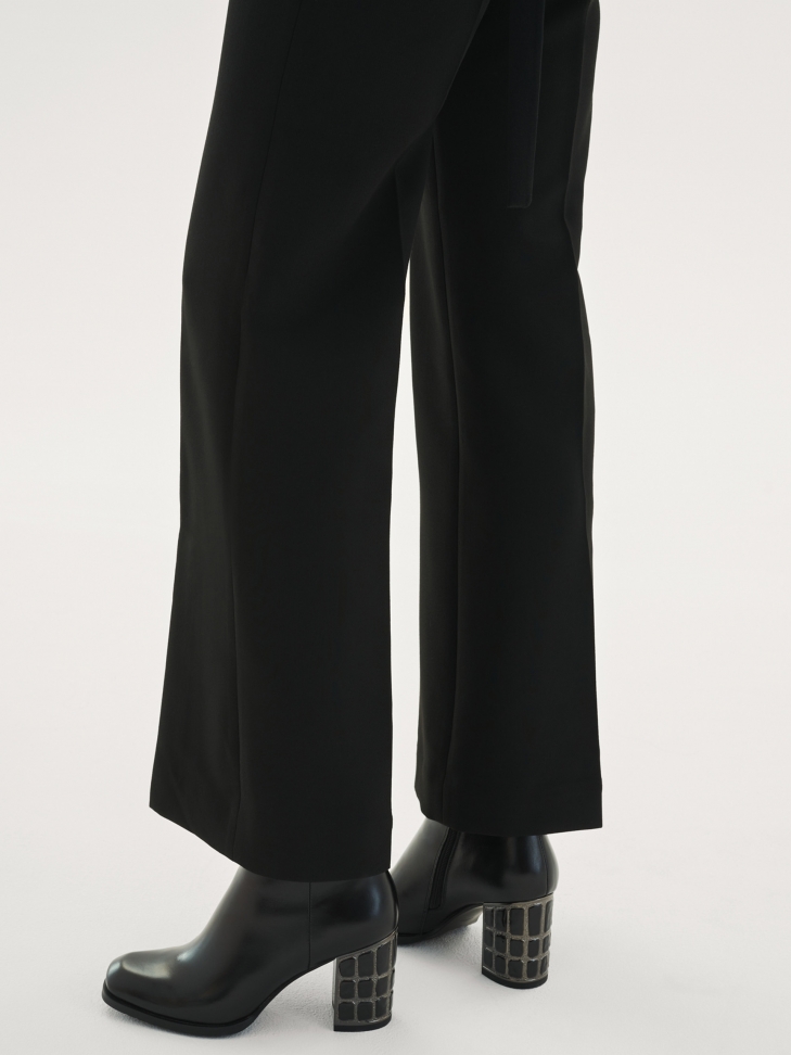 Czarne botki damskie