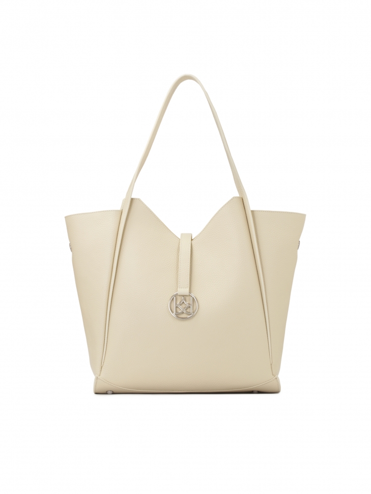 Duża emowa torebka na ramię z wyjmowaną saszetką