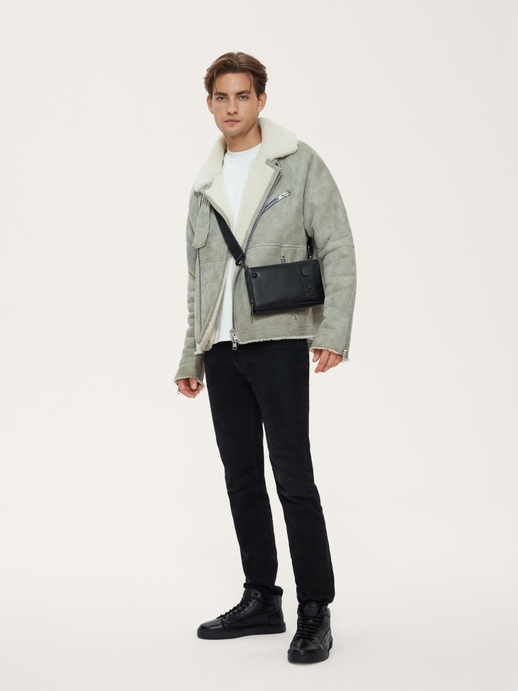 Skórzane sneakersy męskie w modnym wydaniu