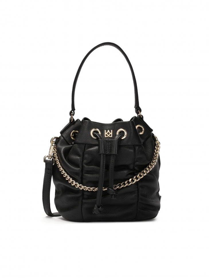 Mała torebka worek z marszczeniem