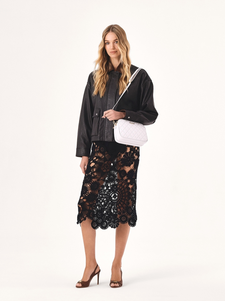 Brązowe sandały skórzane