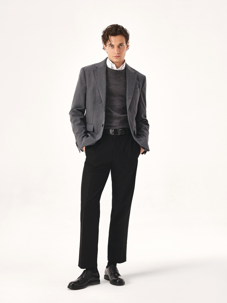 Czarne półbuty z otwartą przyszwą