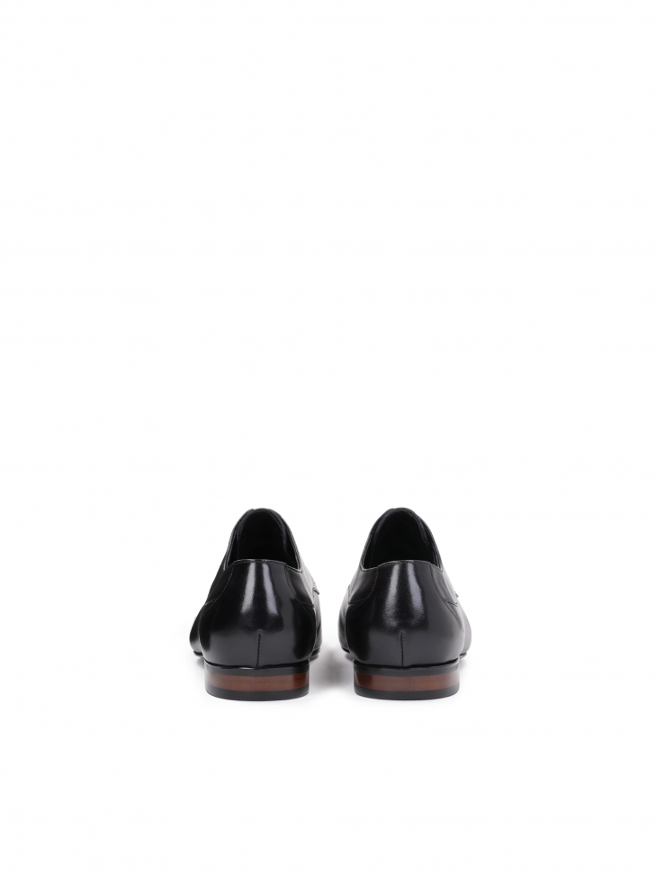 Czarne półbuty męskie