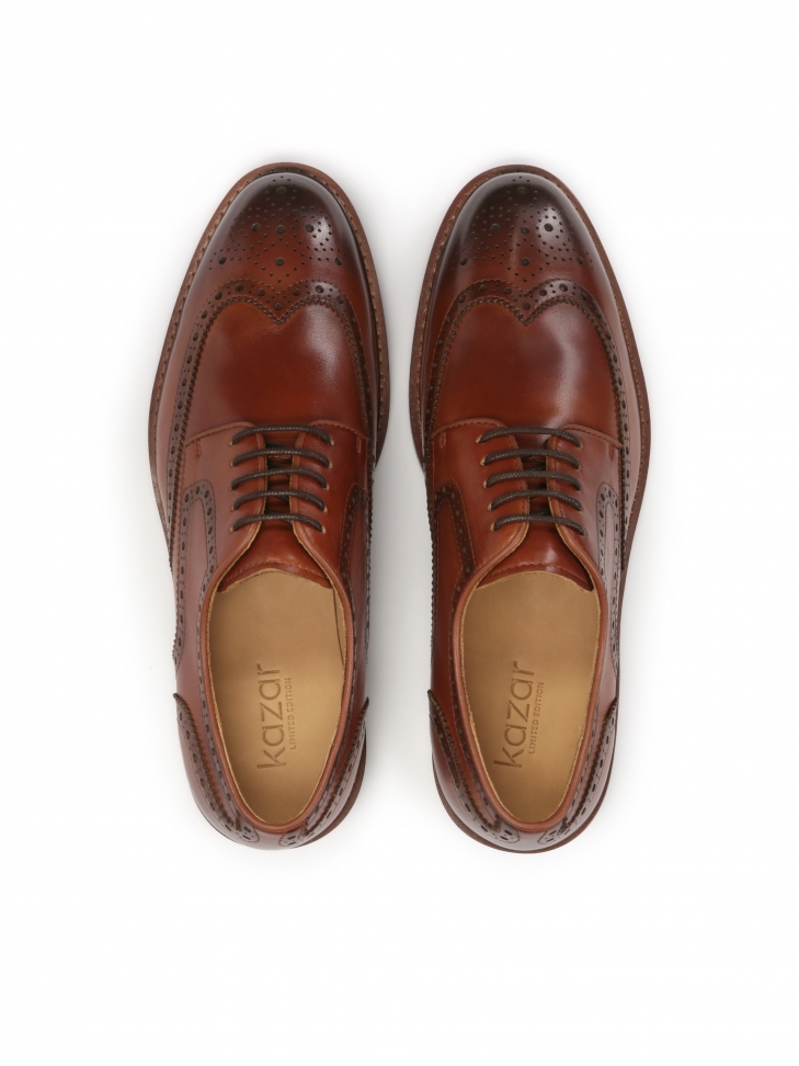 Brązowe półbuty brogsy z Limitowanej Kolekcji