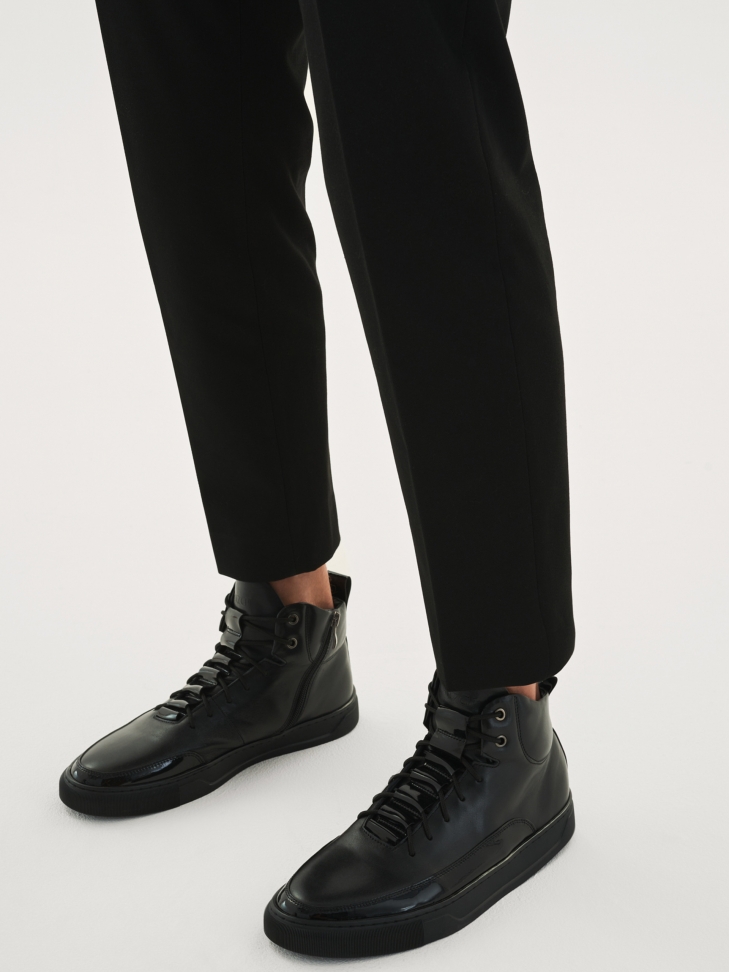 Czarne sneakersy męskie