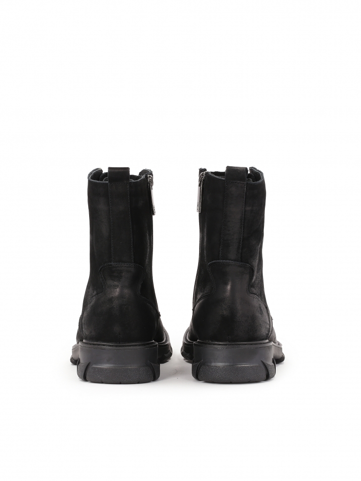 Czarne trzewiki męskie